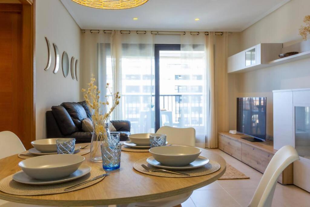 Alboraya Apartamento Con Vista Al Mar Y Piscina บาเลนเซีย ภายนอก รูปภาพ