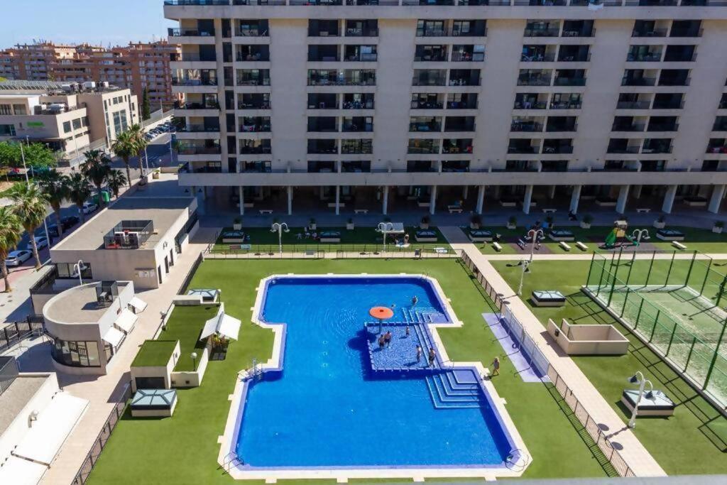 Alboraya Apartamento Con Vista Al Mar Y Piscina บาเลนเซีย ภายนอก รูปภาพ