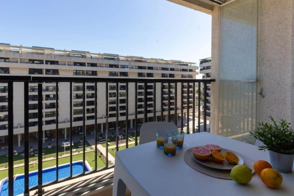 Alboraya Apartamento Con Vista Al Mar Y Piscina บาเลนเซีย ภายนอก รูปภาพ