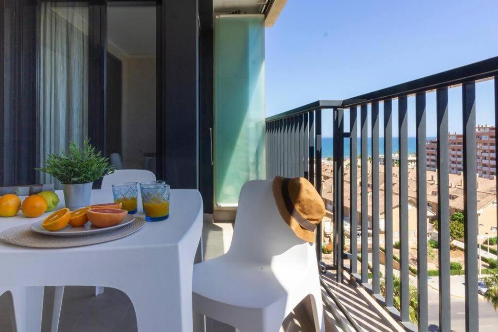 Alboraya Apartamento Con Vista Al Mar Y Piscina บาเลนเซีย ภายนอก รูปภาพ